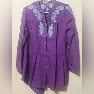 Tasha Polizzi rare find with intricate, native inspired oversized styling.